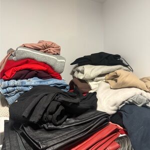 23 Assorted Clothing Bundle in Various Colors